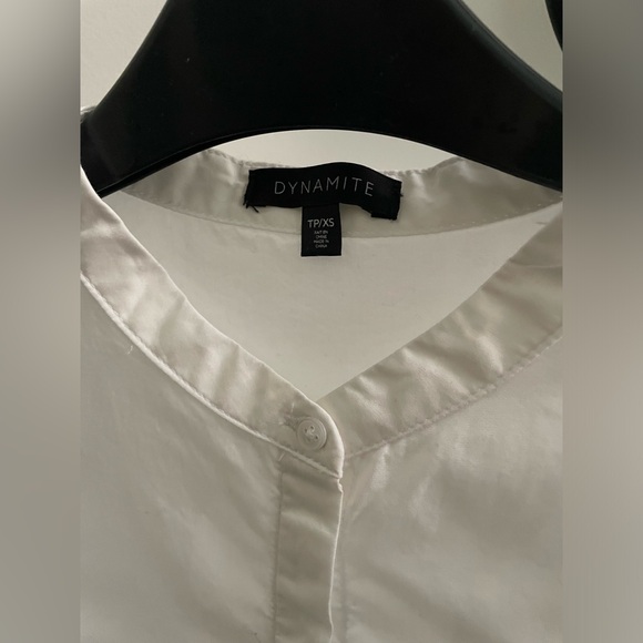 Ruffled white cotton shirt - Picture 3 of 3